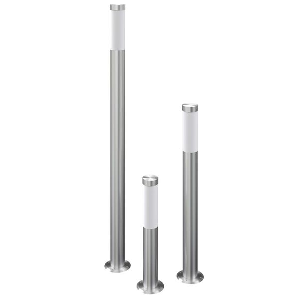 RVS Candeeiro de p&eacute; E27 230V, 3 p&ccedil;s