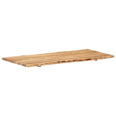 vidaXL Tampo de mesa 118x(50-60)x2,5 cm madeira de acácia maciça