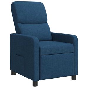 vidaXL Reclin&aacute;vel Azul Poli&eacute;ster