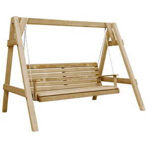 vidaXL Baloi&ccedil;o de jardim 205x150x157 cm madeira de pinho impregnado