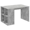 FMD Secret&aacute;ria c/ prateleiras laterais 117x73x75 cm cinzento cimento