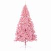 vidaXL &Aacute;rvore de Natal Artificial Pr&eacute;-iluminada Rosa 240 cm PVC