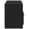 vidaXL Gabinete para TV com gaveta Carvalho Preto 150 x 33,5 x 45 cm