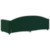 vidaXL Sof&aacute;-cama 80x200 cm veludo verde-escuro