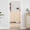 vidaXL Portas de batente design de persiana 2-Par 80x80cm pinho maci&ccedil;o