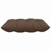 vidaXL Almofadas de Assento 2 pcs Castanho 40 x 40 x 6 cm tecido