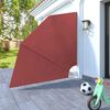 vidaXL Toldo lateral dobr&aacute;vel para varanda 210x210 cm terracota