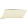 vidaXL Toldo retr&aacute;til 400x150 cm tecido e a&ccedil;o cor creme