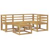 vidaXL Conjunto de Sof&aacute;s para Exterior 5 pcs Branco 59 x 59 x 37 cm