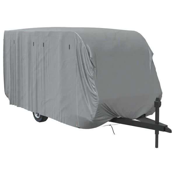 vidaXL Cobertura caravana 550x250x220 cm tecido n&atilde;o tecido cinzento