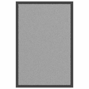 vidaXL Tapete de entrada 40x60 cm cinzento