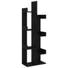 vidaXL Estante 48x25,5x140 cm derivados de madeira preto