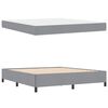vidaXL Cama Box Cinzento-claro 180 x 200 cm tecido