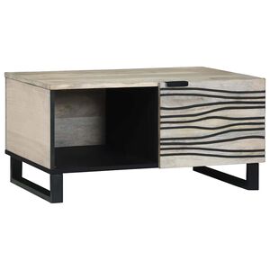 vidaXL Mesa de centro Branco 80 x 50 x 40 cm Derivados de Madeira