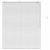 vidaXL Cortina Veneziana Branco 140 x 160 cm 35 mm
