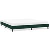 vidaXL Estrutura de cama sem colch&atilde;o 200x210 cm veludo verde-escuro