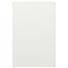 vidaXL Suporte para lenha 60x40x60 cm a&ccedil;o branco