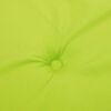 vidaXL Almofadas de cadeira 2 pcs Verde brilhante. 58 x 77 x 4,5 cm