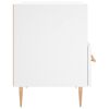 vidaXL Mesas de cabeceira 2 pcs 40x35x47,5 cm deriv. de madeira branco