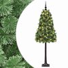 vidaXL &Aacute;rvore de Natal artificial com ramos articulados e bolas 120 cm
