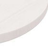 vidaXL Tampo de mesa pinho maci&ccedil;o &Oslash;60x2,5 cm branco