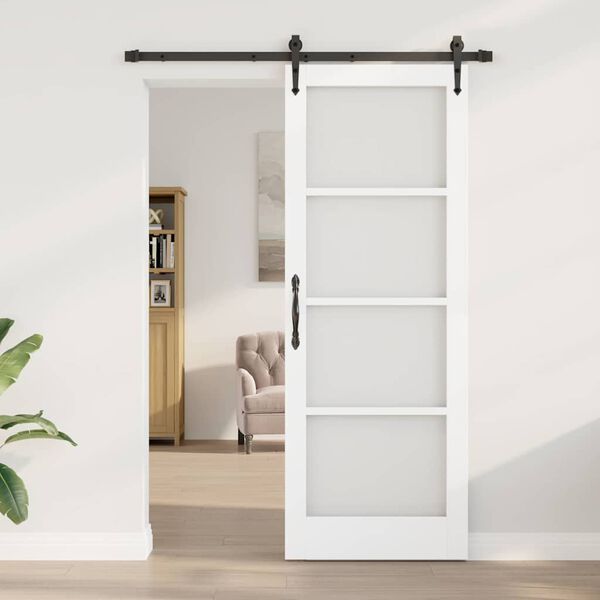 vidaXL Porta Deslizante ORKDAL Branco 78 x 211 cm