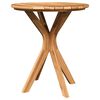 vidaXL Mesa Lateral Castanho 70 x 70 x 75 cm Madeira de Teca S&oacute;lida