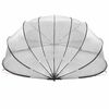 vidaXL C&uacute;pula de Piscina Manual Transparente 592 x 590 x 275 cm PVC