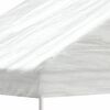 vidaXL Gazebo com telhado 6,69x2,28x2,69 m polietileno branco