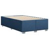 vidaXL Cama boxspring com colch&atilde;o 120x190 cm tecido azul
