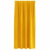 vidaXL Cortinas opacas 2 pcs Amarelo Mostarda 140 x 175 cm Veludo