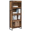 vidaXL Gabinete de Livros Madeira Antiga 80 x 30 x 155 cm