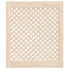 vidaXL Portas de armário design treliça 2 pcs 59,5x69 cm pinho maciço