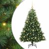 vidaXL &Aacute;rvore de Natal Artificial com 150 LEDs Verde 120 cm PE e PVC