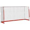 vidaXL Baliza de futebol 366,5x91x183 cm a&ccedil;o