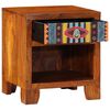 vidaXL Arm&aacute;rio de cabeceira 2 pcs 40x35x45 cm madeira maci&ccedil;a ac&aacute;cia