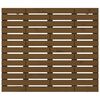 vidaXL Cabeceira de parede 141x3x91,5 cm pinho maci&ccedil;o castanho-mel