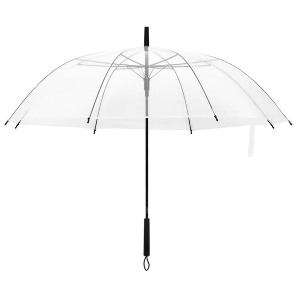 vidaXL Guarda-chuva transparente 107 cm