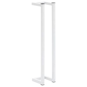 vidaXL Toalheiro 12,5x12,5x60 cm a&ccedil;o branco