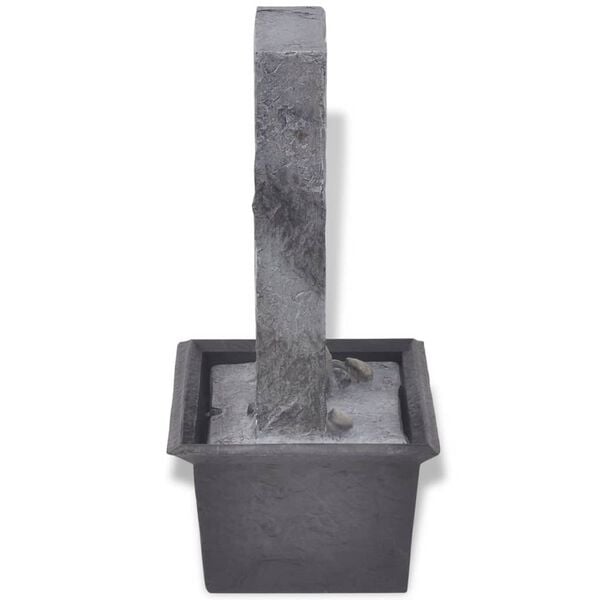 vidaXL Chafariz interior com luz LED resina