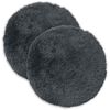 vidaXL Capa almofada 2 pcs HEERLEN Antracite &Oslash; 60 cm Fleece PV