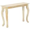 vidaXL Mesa de consola 110x35x77 cm em madeira maci&ccedil;a de manga
