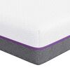 vidaXL Colch&atilde;o de espuma de mem&oacute;ria M&eacute;dio 160 x 200 cm Branco e Cinza
