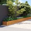 vidaXL Canteiro elevado de jardim 960x50x36 cm a&ccedil;o corten