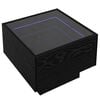 vidaXL Mesa de centro Carvalho preto 40 x 40 x 30 cm