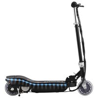 vidaXL Trotinete/scooter elétrica com LEDs 120 W preto
