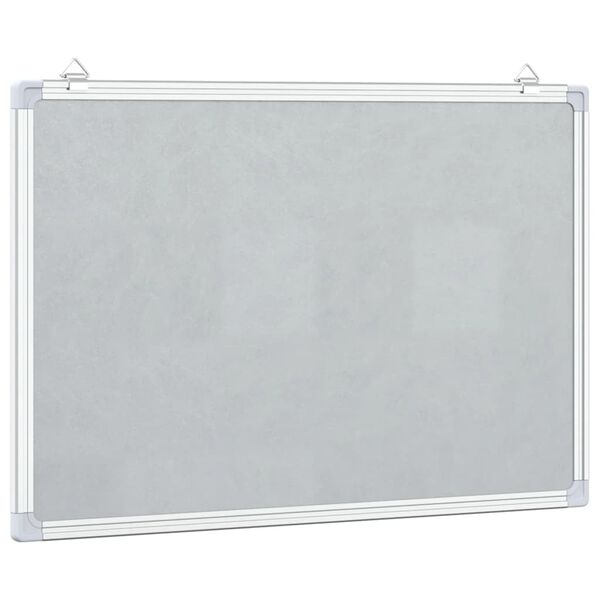 vidaXL Quadro branco magn&eacute;tico 80x60x1,7 cm alum&iacute;nio