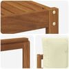 vidaXL Conjunto de Sof&aacute;s para Exterior 7 pcs Natural e Creme