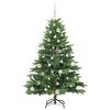 vidaXL &Aacute;rvore de Natal Artificial com 150 LEDs Verde 150 cm PE e PVC
