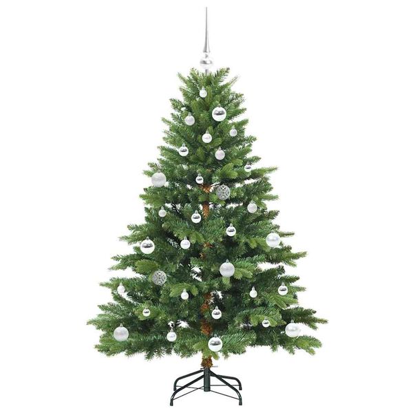 vidaXL &Aacute;rvore de Natal Artificial com 150 LEDs Verde 150 cm PE e PVC